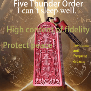 Cinnabar amulet